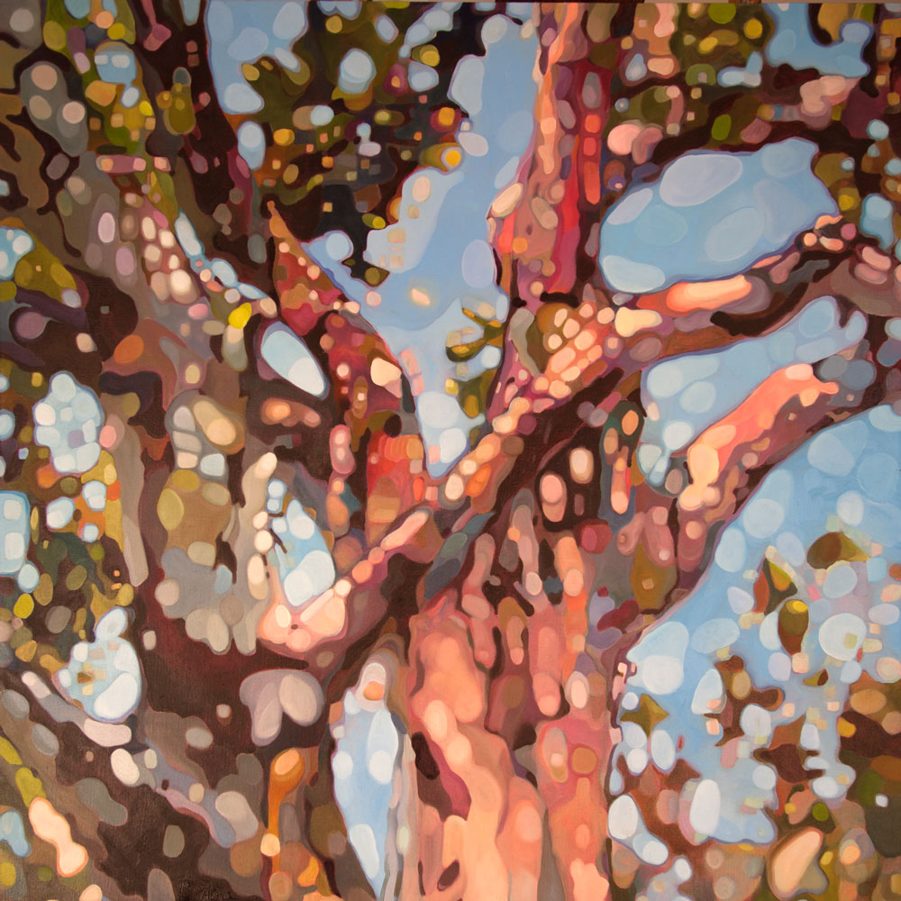 abstract oil painting tree karen rumora